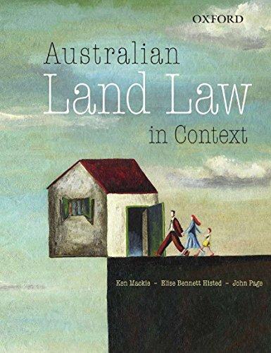 Algopix Similar Product 6 - Australian Land Law in Context