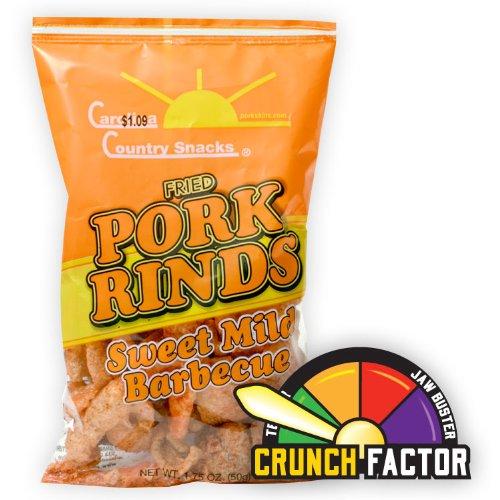 Algopix Similar Product 9 - Fried Pork Rinds Sweet  Mild BBQ 12