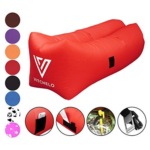 Algopix Similar Product 6 - Vitchelo Inflatable Couch Giant Bean