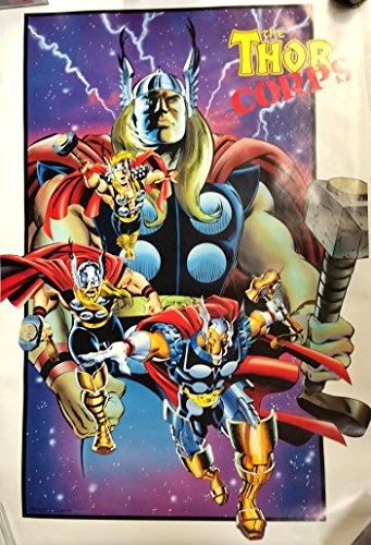 Algopix Similar Product 10 - The Thor Corps Vintage 1992 Poster 22 x