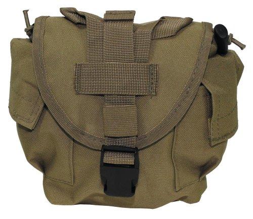 Algopix Similar Product 3 - drinking bottle bag "Molle". coyote tan