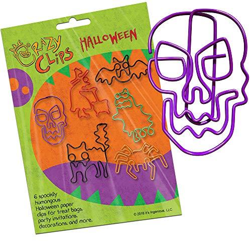 Algopix Similar Product 10 - Halloween Paper Clips for Party Favors