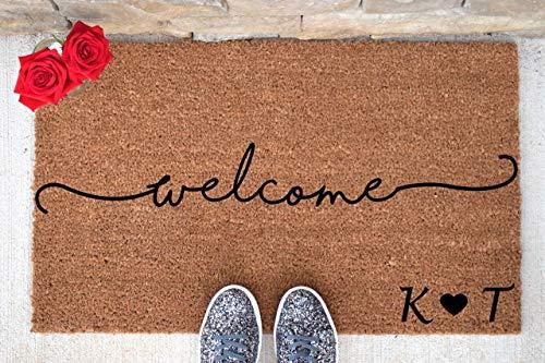 Algopix Similar Product 2 - Personalized Welcome Doormat  Welcome