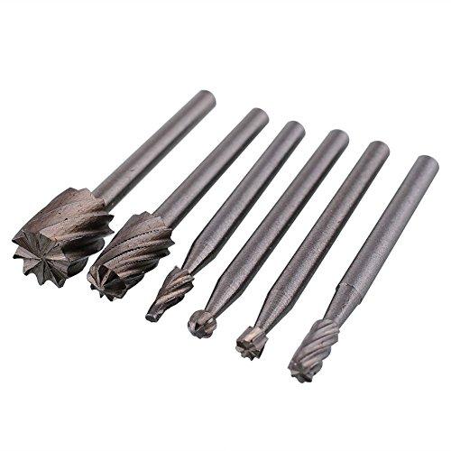 Algopix Similar Product 15 - Tiptiper 6pcs HSS rotary file Routing