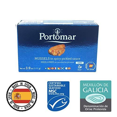 Algopix Similar Product 1 - DOP Spanish MUSSELS In SPICY PICKLED