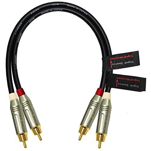 Algopix Similar Product 4 - 1 Foot RCA Cable Pair  Made with