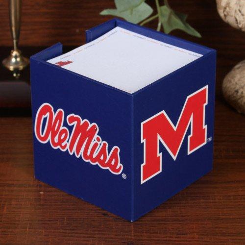 Algopix Similar Product 11 - NCAA Mississippi Rebels Note Cube Holder