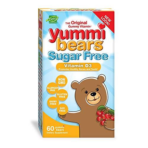 Algopix Similar Product 19 - Yummi Bears Sugar Free Vitamin D3 Gummy