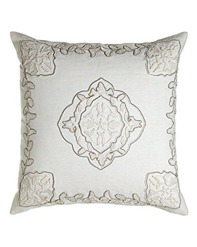 Algopix Similar Product 14 - Marrakech Taj Pillow, 24"Sq., WHITE