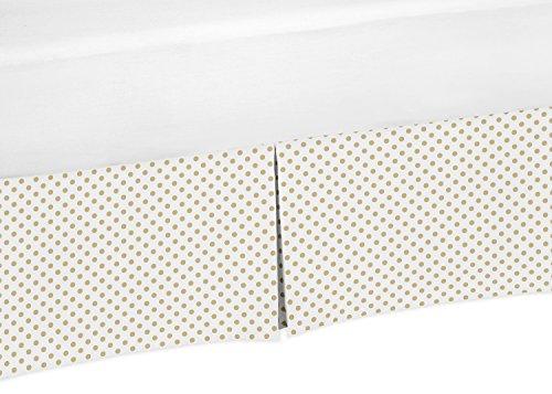 Algopix Similar Product 19 - Sweet Jojo Designs Gold and White Polka