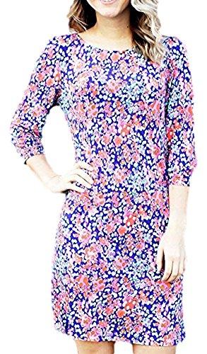 Algopix Similar Product 17 - Mary Square Pink Impressions Shift