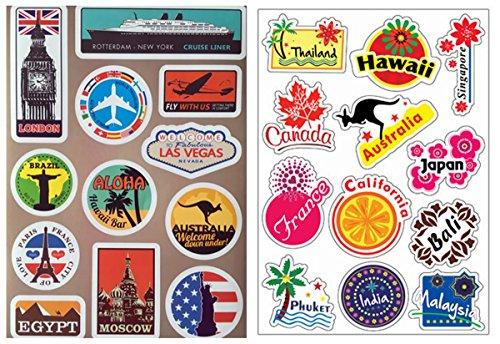 Algopix Similar Product 15 - Vooseyhome 2X World Famous Tourism