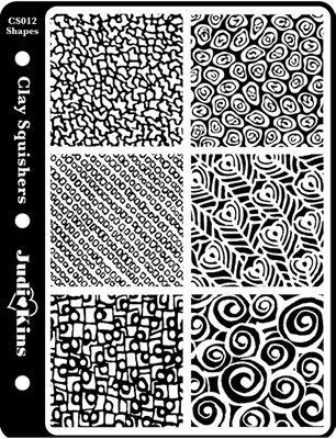 Algopix Similar Product 2 - Judikins Clay Squishers Shapes Pattern