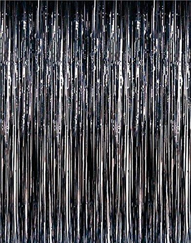 Algopix Similar Product 9 - GiftExpress Foil Fringe Curtain 1 Red