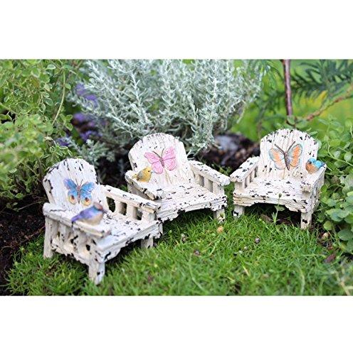 Algopix Similar Product 18 - Miniature Fairy Garden Butterfly Chair