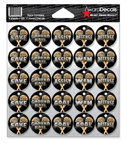 Algopix Similar Product 10 - Award Decals Lacrosse Helmet 1