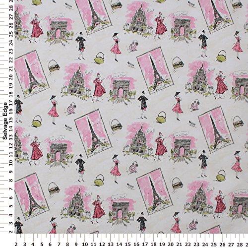 Algopix Similar Product 9 - Waverly Tres Chic CreamPinkBlack