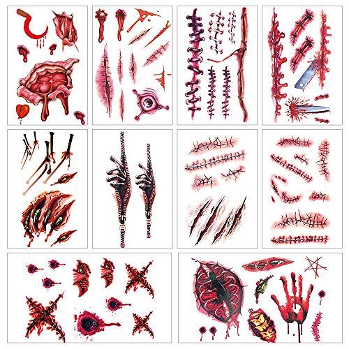 Algopix Similar Product 1 - MelodySusie Full Arm Temporary Tattoo