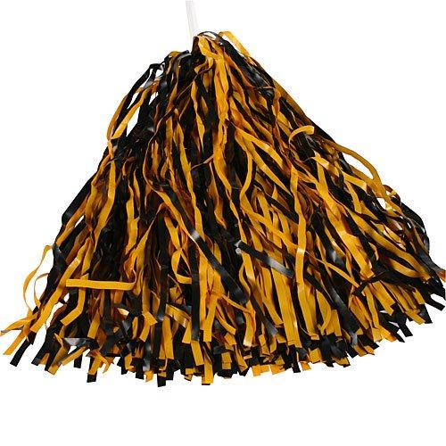 Algopix Similar Product 19 - Black  Bright Gold Spirit Pom Poms Qty