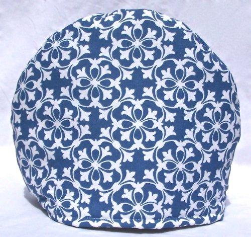 Algopix Similar Product 17 - Handmade Blue and White Fabric Tea Cozy