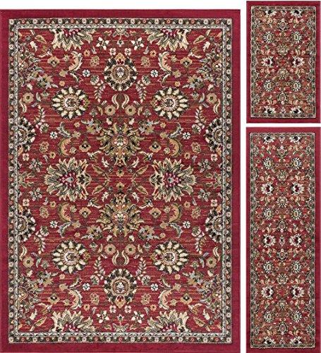 Algopix Similar Product 19 - Leanna Transitional Oriental Red