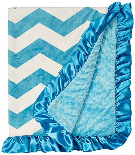 Algopix Similar Product 18 - Boy or Girl Unisex Aqua Chevron Print