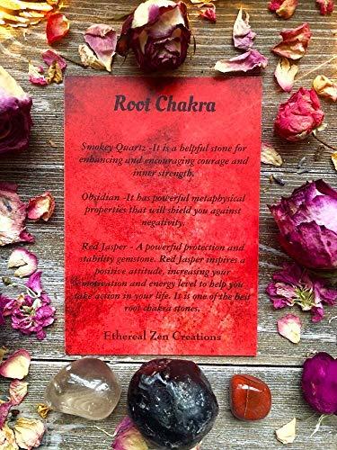 Algopix Similar Product 3 - Root Chakra Crystal Set