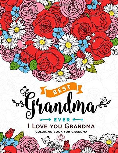 Algopix Similar Product 16 - I Love you Grandma coloring book for