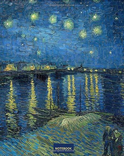 Algopix Similar Product 8 - Van Gogh Notebook Starry Night Over