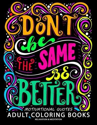 Algopix Similar Product 10 - Motivation Quotes adults Coloring