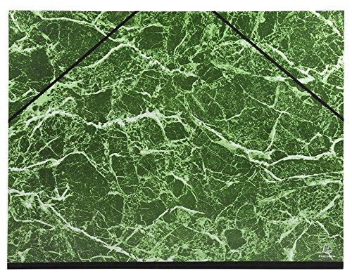 Algopix Similar Product 17 - Exacompta Glossy Marbled Portfolio with