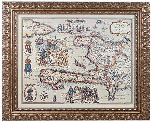 Algopix Similar Product 20 - Map of the Island of Haiti 1789 11 by