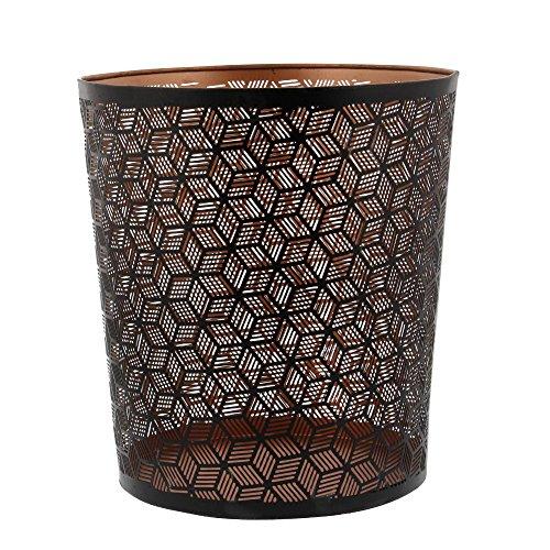 Algopix Similar Product 16 - Benzara Hardwearing Metal Waste Can