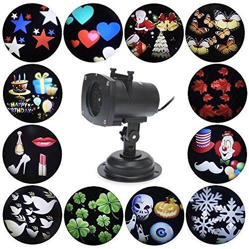 Algopix Similar Product 1 - Projector Lights 12 Pattern Gobos