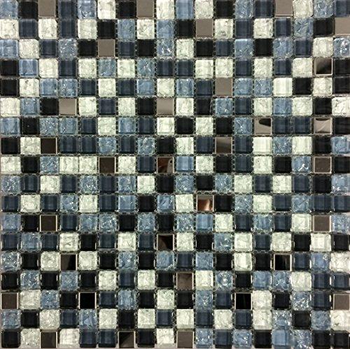 Algopix Similar Product 12 - Newport Blue Mosaic 12 In X 12 In