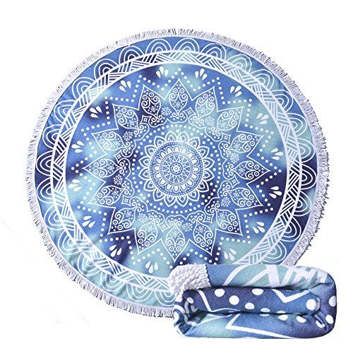 Algopix Similar Product 8 - Utridevn Circle Beach TowelQuick