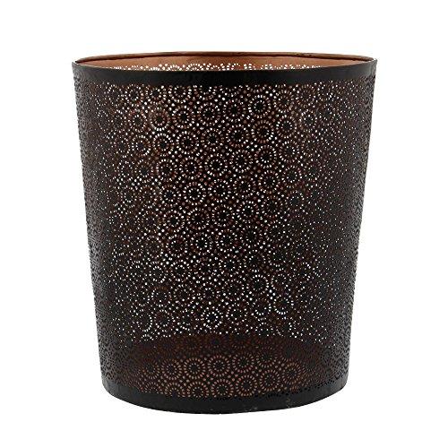 Algopix Similar Product 19 - Benzara Sturdy Waste Can in Black, Metal