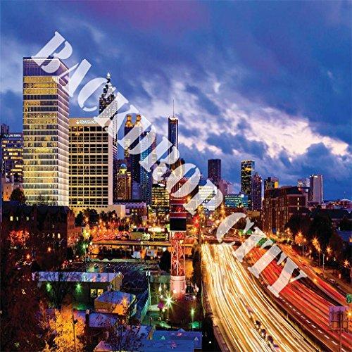 Algopix Similar Product 12 - 10x10 Club Atlanta Skyline Background