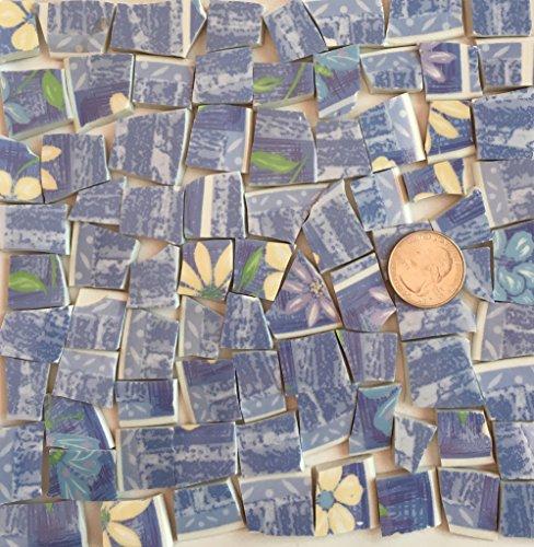 Algopix Similar Product 2 - Mosaic Art and Craft Supply Blue White