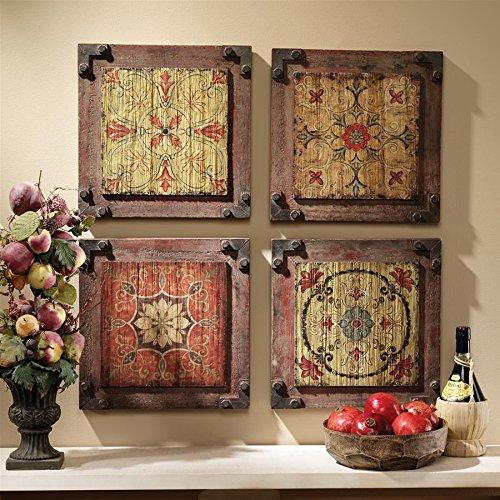 Algopix Similar Product 19 - Design Toscano Florentine Floral Wood