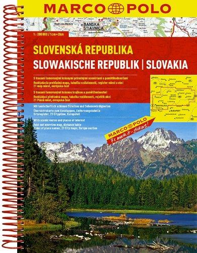 Algopix Similar Product 11 - Slovakia Marco Polo Road Atlas 1200