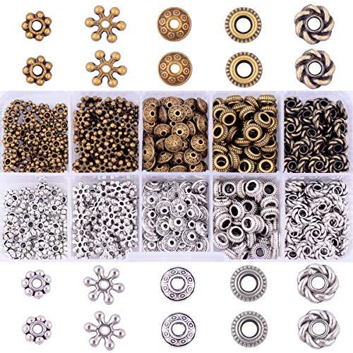 Algopix Similar Product 1 - Antique Tibetan Silver Bronze Spacer