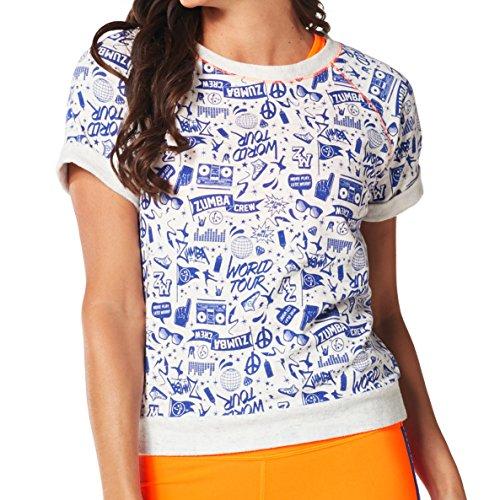 Algopix Similar Product 16 - Zumba City Swag Top  Surfs up Blue
