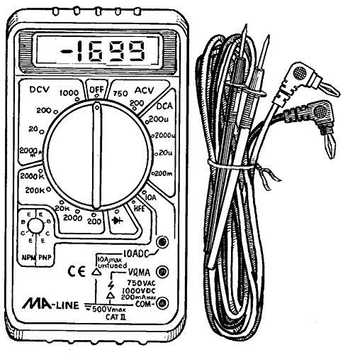 Algopix Similar Product 13 - Monti and Associates MA-DM1 Multi Meter