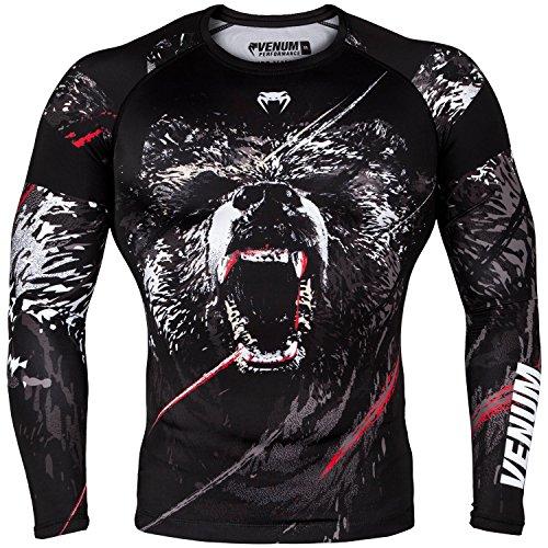 Algopix Similar Product 7 - Venum Grizzli Rashguard  Long Sleeves