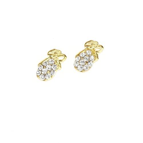 Algopix Similar Product 13 - 10Pcs Golden Glitter Rhinestones Nail