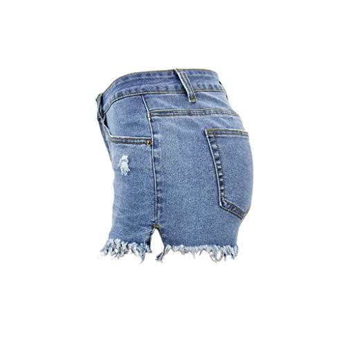 Algopix Similar Product 10 - FEDULK Womens Mid Waist Jean Shorts