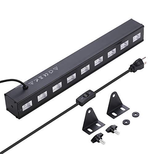 Algopix Similar Product 16 - Black LightHomRealm 9LED UV LED Bar