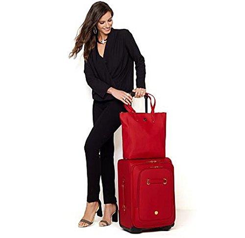 Algopix Similar Product 1 - Joy Mangano Rich Leather Luggage