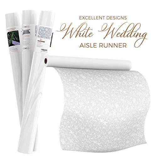 Algopix Similar Product 6 - Wedding Aisle Runner with Floral Motif